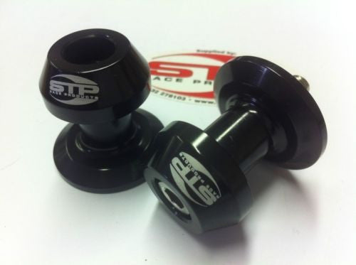 10mm Paddock Stand Bobbins Black Anodised CNC Machined