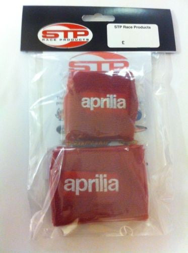 Aprilia Red Motorcycle Front & Rear Brake Master Cylinder Shrouds Socks Cover