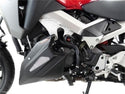 Fits Honda VFR800X Crossrunner  15-2021 Belly Pan  Matt Black with Silver Mesh  Powerbronze.