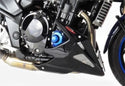 Suzuki GSF650A & 650SA Bandit 08-14 Belly Pan Matt Black & Silver Mesh by Powerbronze