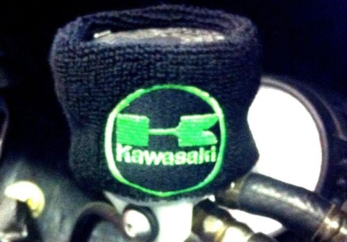 Kawasaki Motorcycle Front Brake Master Cylinder Shroud Sock, Cover Lt.Green