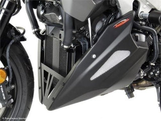 Fits Honda VFR800X Crossrunner  15-2021 Belly Pan  Matt Black with Silver Mesh  Powerbronze.