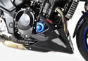 Suzuki GSF1250 & 1250S Bandit 07-16 (watercooled only) Belly Pan Black & Silver Mesh by Powerbronze