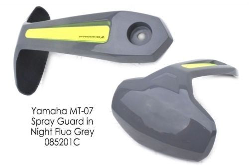 Fluo Grey Yamaha MT-07 & FZ-07  2014-2017 Rear Wheel Spray Guard Pyramid.