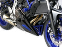 Yamaha MT-07 2014-2020  Belly Pan Black Finish with Blue Mesh by Powerbronze