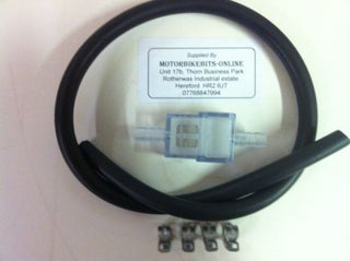 Universal Motorcycle Fuel Filter Set: Reliable Hose Line Clamp Kit For