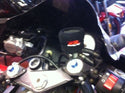 Motorcycle Front Brake Master Cylinder Shroud Sock Cover for Suzuki GSX-R Black