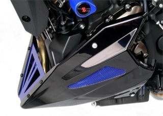 Yamaha MT-07 Tracer/GT FJ-07 Tracer/GT 16-19 Belly Pan Matt Black & Silver Mesh Powerbronze