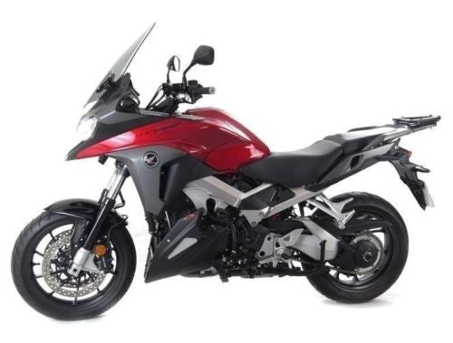 Fits Honda VFR800X Crossrunner  15-2021 Belly Pan  Matt Black with Silver Mesh  Powerbronze.2