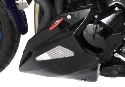 Suzuki GSF1250 & 1250S Bandit 07-16 (watercooled only) Belly Pan Matt Black & Silver Mesh by Powerbronze