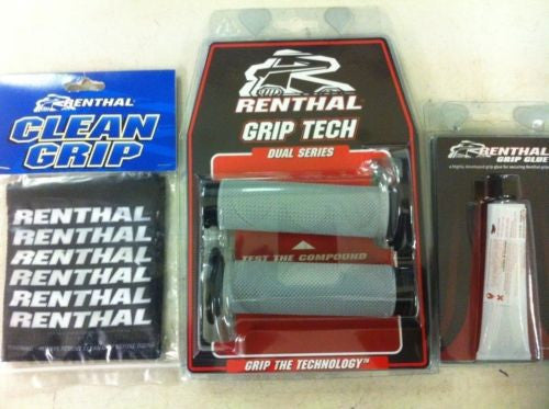 Renthal Thin Road Race Dual Compound Grips,Glue & Covers (29mm dia) G174/G190