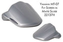 Yamaha MT07 & FZ07 14-2015 Short Fly Screen Matt Silver Finish by Pyramid