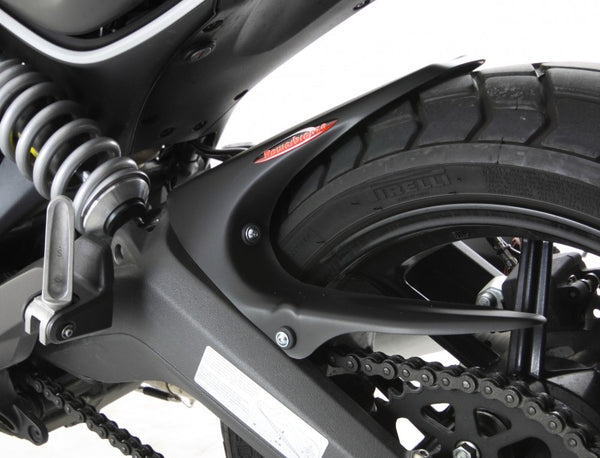 Ducati Scrambler 800 2015 - 2022 Gloss Black Rear Hugger Powerbronze RRP £139