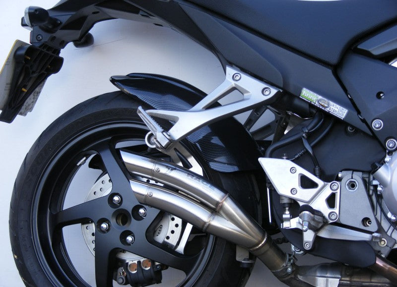Honda VFR800 V-TEC 02-2013 Carbon Look Rear Hugger by Powerbronze | STP ...