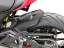 Ducati Monster 950 21-23 Gloss Black & Silver Mesh Rear Hugger Powerbronze RRP £139