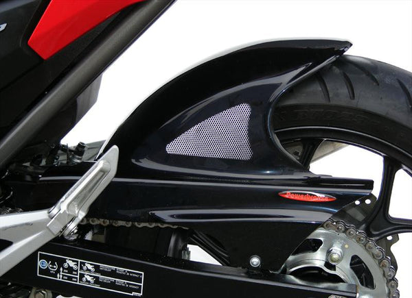 Honda NC700S,X & Integra 12-2014  Carbon Look & Silver Mesh Rear Hugger Powerbronze