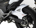 Honda NC700S,X & Integra 12-2014  Gloss Black & Silver Mesh Rear Hugger Powerbronze