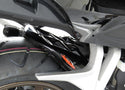 Fits Honda VFR800F  14-2021 Matt Black & Silver Mesh Rear Hugger Powerbronze