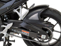Honda CB500 F & X  2022> Gloss Black & Silver Mesh Rear Hugger by Powerbronze