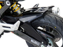 Honda MSX 125 Grom 21-2024 Gloss Black & Silver Mesh Rear Hugger by Powerbronze