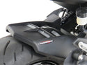 Kawasaki Ninja 400 2018-2023  Matt Black & Silver Mesh Rear Hugger Powerbronze