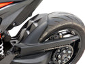 KTM 1290 Super Duke R  20-2024 Carbon Look & Silver Mesh Rear Hugger Powerbronze