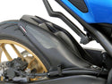 Yamaha XSR 900  2022-2024 Carbon Look & Silver Mesh Rear Hugger by Powerbronze