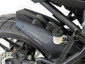 Yamaha XSR 900  2022-2024 Carbon Look & Silver Mesh Rear Hugger by Powerbronze