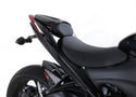 Suzuki GSX-S1000   15-2020 Gloss Black & Silver mesh Seat Cowl Seat Hump Powerbronze RRP £90