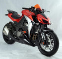 Kawasaki Z1000  10-2020 Belly Pan  Matt Black & Silver Mesh by Powerbronze