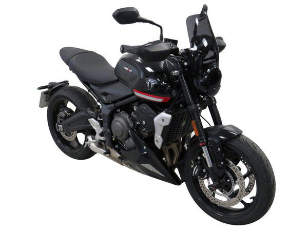 Triumph Trident 660 21-2025 Gloss White & Silver Mesh Belly Pan Powerbronze