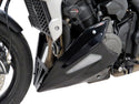 Triumph Trident 660 21-2025  Matt Black & Silver Mesh Belly Pan Powerbronze