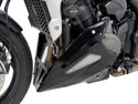 Triumph Trident 660 21-2023  Matt Black & Silver Mesh Belly Pan Powerbronze