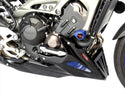 Yamaha XSR900  16-2021 Belly Pan (fits with Yamaha engine protectors)  Matt Black with Silver Mesh Powerbronze