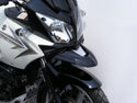 Suzuki DL650 V-Strom 2004>July 2011 Matt Black-Silver Mesh ABS Beak by Powerbronze