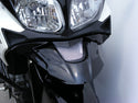 Suzuki DL650 V-Strom  04-July 2011 Gloss Black-Silver Mesh ABS Beak by Powerbronze