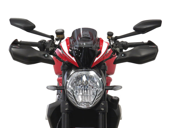 Ducati Monster 1200R  16-2019 Matt Black Handguard/Wind Deflectors Powerbronze