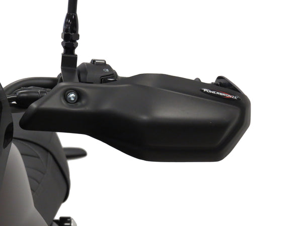 Moto Guzzi V7 Rough 18-2022  Matt Black Handguard/Wind Deflectors Powerbronze