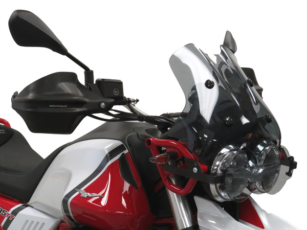 Moto Guzzi V85TT 2019-2023  Matt Black Handguard/Wind Deflectors Powerbronze