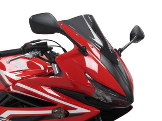 Fits Honda CBR500R  16-2018 Airflow Dark Tint DOUBLE BUBBLE SCREEN by Powerbronze