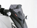 Yamaha X-MAX 125  13-2016  Airflow Light Tint DOUBLE BUBBLE SCREEN by Powerbronze.