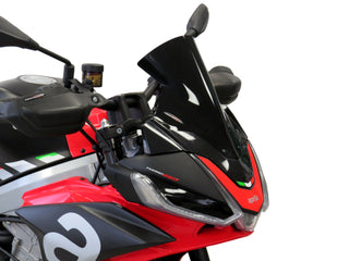 Aprilia Tuono V4 21-2024  Airflow Light Tint DOUBLE BUBBLE SCREEN Powerbronze