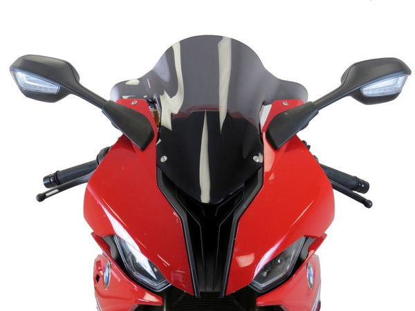 BMW S1000RR 19-2023  Airflow Light Tint EXTRA HIGH BUBBLE SCREEN by Powerbronze