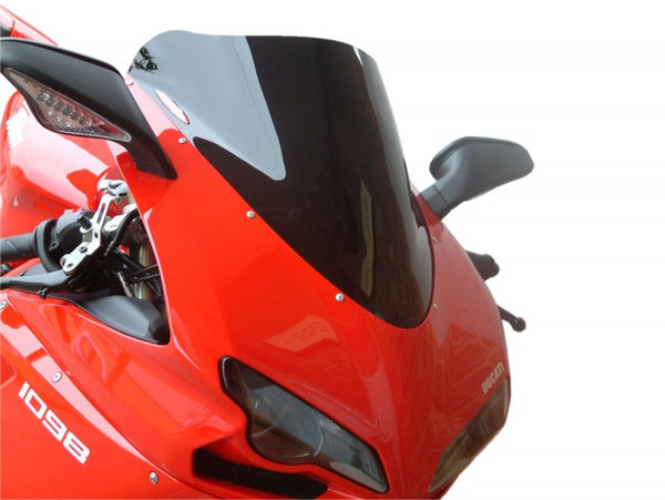Ducati 1198  09-2012  Airflow  Light Tint DOUBLE BUBBLE SCREEN by Powerbronze