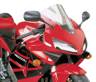 Fits Honda CBR600RR  03-2004  Airflow CLEAR DOUBLE BUBBLE SCREEN by Powerbronze