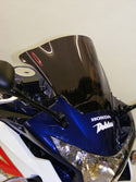 Honda CBR250R  11-2013 Airflow Light Tint DOUBLE BUBBLE SCREEN by Powerbronze