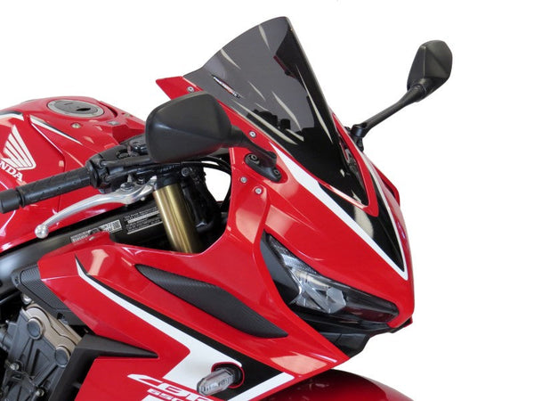 Fits Honda CBR650R  19-2023 Airflow BLUE DOUBLE  BUBBLE SCREEN by Powerbronze