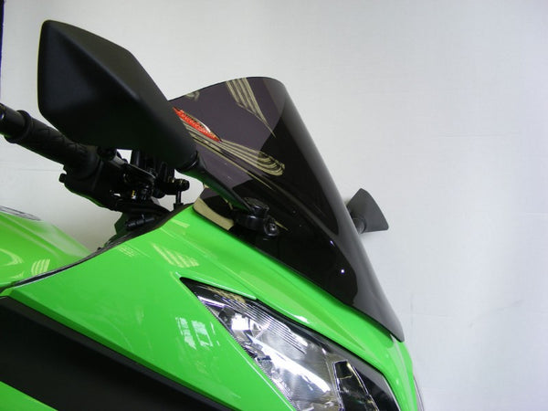 Kawasaki Ninja 300  13-2018  Airflow Dark Tint DOUBLE BUBBLE SCREEN by Powerbronze.