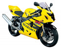 Suzuki GSX-R750  04-2005  Airflow Light Tint DOUBLE BUBBLE SCREEN by Powerbronze.