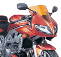 Suzuki SV1000 S 03-2007 Airflow Light Tint DOUBLE BUBBLE SCREEN by Powerbronze.